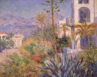 Villas a Bordighera 1888 - Claude Monet reproduction oil painting