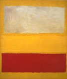 No 13 White Red on Yellow - Mark Rothko