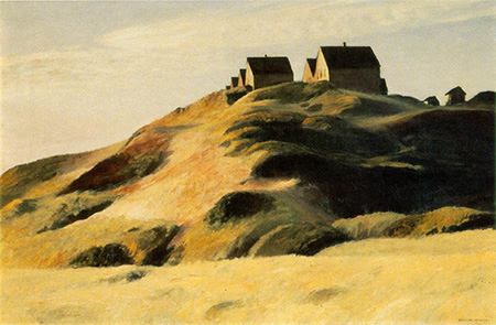 Corn Hill Truro, Cape Cod 1930 - Edward Hopper reproduction oil painting