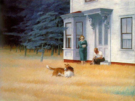 Cape Cod Evening - Edward Hopper reproduction oil painting