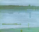 Nocturne: Blue and Silver - Chelsea 1871 - James McNeill Whistler reproduction oil painting