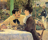 Couple at Pere Lathuille 1879 - Edouard Manet