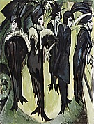 Five Woman in the Street, 1913 - Ernst Kirchner