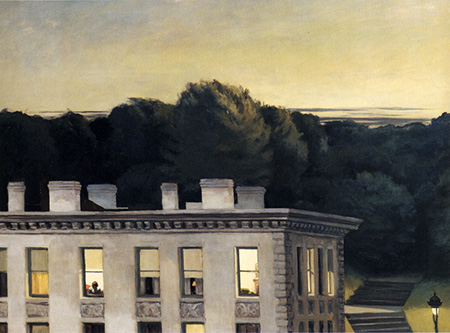 House At Dusk, 1935 - Edward Hopper reproduction oil painting