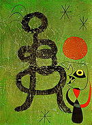 Woman and Bird in Front of the Sun 1944 - Joan Miro