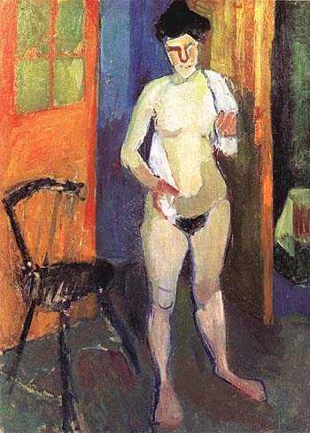 Nude with a White Towel 1902 - Henri Matisse reproduction oil painting