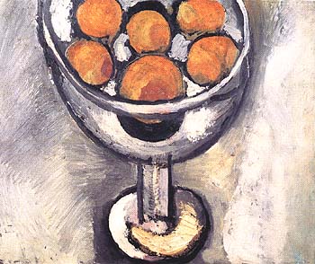 A Vase with Oranges 1916 - Henri Matisse reproduction oil painting