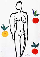 Nude with Oranges 1952 - Henri Matisse