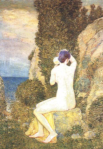 Aphrodite - Childe Hassam reproduction oil painting