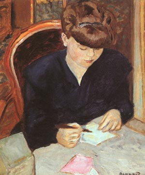 The Letter - Pierre Bonnard reproduction oil painting