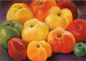 Apple Family 1 1920 - Georgia O'Keeffe reproduction oil painting