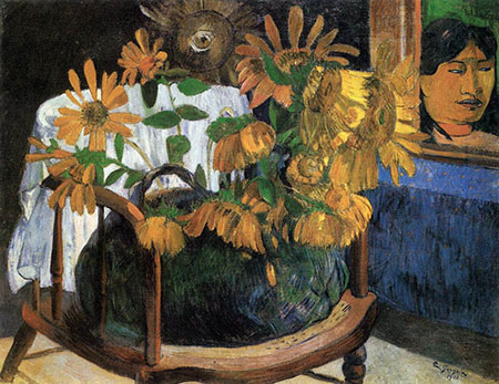 Sunflowers 1901 - Paul Gauguin reproduction oil painting