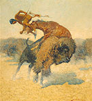 Episode of a Buffalo Hunt - Frederic Remington
