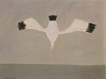 Plunging Gull - Milton Avery reproduction oil painting