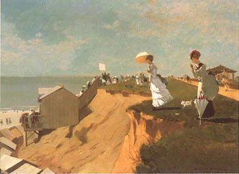 Long Branch New Jersey 1869 - Winslow Homer reproduction oil painting