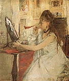 Young Woman Powdering her Face 1877 - Berthe Morisot
