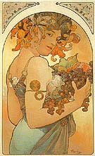 Fruit 1897 - Alphonse Mucha