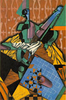 Violin and Checkerboard 1913 - Juan Gris