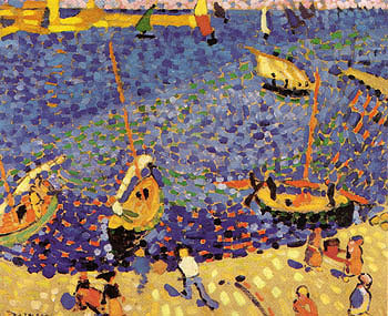 Boats at Collioure 1905 - Andre Derain reproduction oil painting