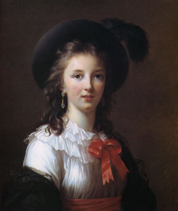 Self Portrait Aged 26 1781 - Elisabeth Vigee Le Brun reproduction oil painting