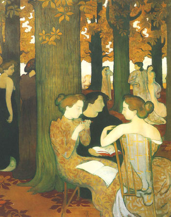 The Muses 1893 - Maurice Denis reproduction oil painting