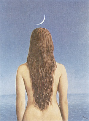 The Evening Gown 1954 - Rene Magritte reproduction oil painting