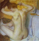 Woman Combing Her Hair 1885 - Edgar Degas