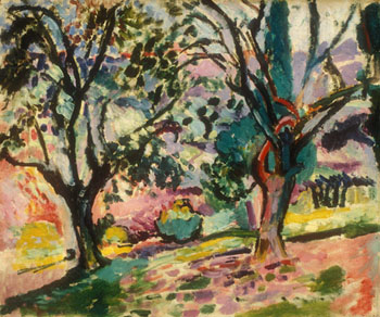 Promenade among the Olive Trees - Henri Matisse reproduction oil painting