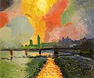 Hungerford Bridge at Charing Cross 1906 - Andre Derain