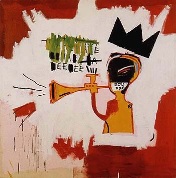 Trumpet 1984 - Jean-Michel-Basquiat reproduction oil painting