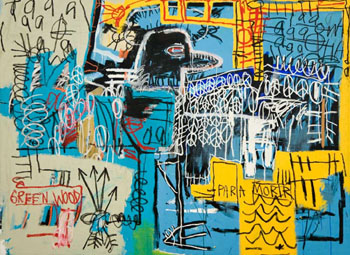 Bird on money 1981 - Jean-Michel-Basquiat reproduction oil painting