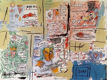 Olympic - Jean-Michel-Basquiat reproduction oil painting