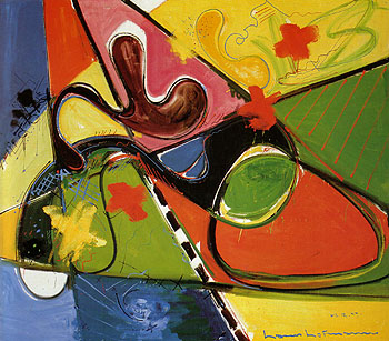 Submerged 1947 - Hans Hofmann reproduction oil painting