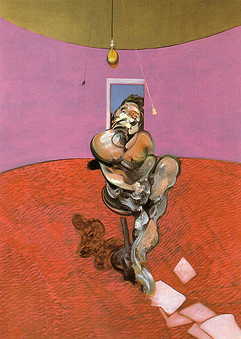 Portrait of Georeg Dyer Talking 1966 - Francis Bacon reproduction oil painting