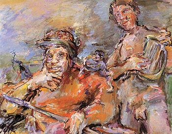 Saul and David 1966 - Oskar Kokoshka reproduction oil painting