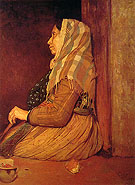 Roman Beggar Woman 1857 - Edgar Degas