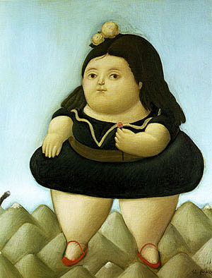 Excursion to the Volcano 1966 - Fernando Botero reproduction oil painting