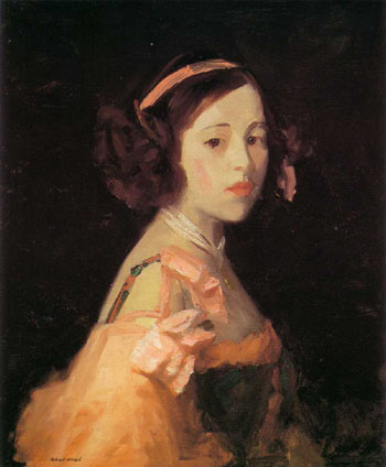 La Madrilenita 1910 - Robert Henri reproduction oil painting