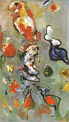 The Fish and the Bird 1945 - Hans Hofmann
