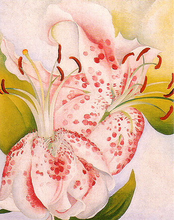 Pink Spotted Lily II 1936 - Georgia O'Keeffe reproduction oil painting