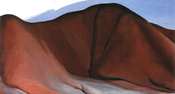 Purple Hills Near Abiquiu 1935 - Georgia O'Keeffe reproduction oil painting