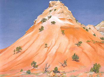 Hill New Maxico Ghost Ranch 1935 - Georgia O'Keeffe reproduction oil painting