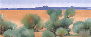 Taos New Mexico 1931 - Georgia O'Keeffe reproduction oil painting