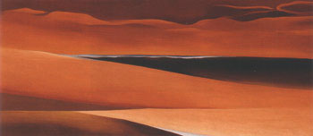 Bear Lake A Desert landscape 1931 - Georgia O'Keeffe reproduction oil painting