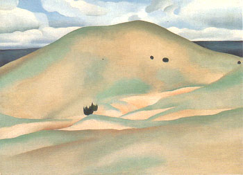 New Mexico Near Taos 1929 - Georgia O'Keeffe reproduction oil painting