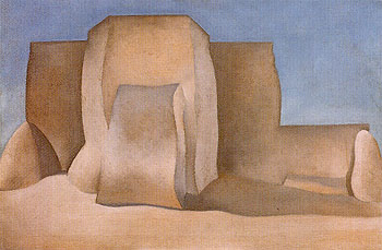 Ranchos Church Taos 1929 - Georgia O'Keeffe reproduction oil painting