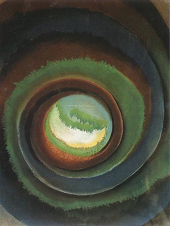 Pond in the Woods 1922 - Georgia O'Keeffe reproduction oil painting