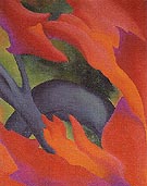 The Red Maple Lake George 1919 - Georgia O'Keeffe