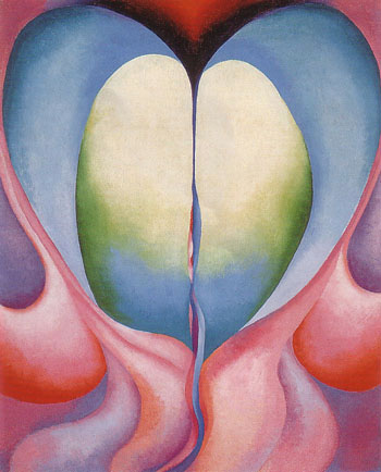 Pink Line 1919 - Georgia O'Keeffe reproduction oil painting