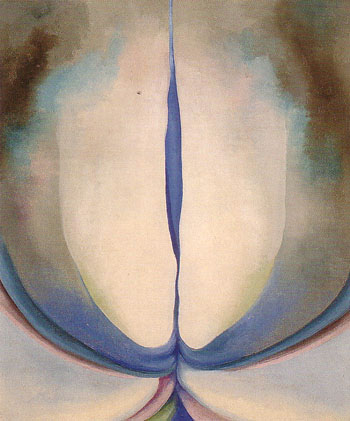 Blue Line 1919 - Georgia O'Keeffe reproduction oil painting